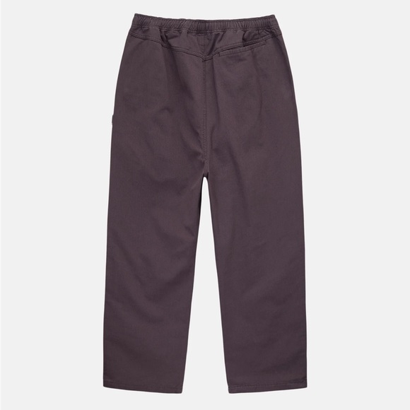 Stussy BEACH PANT BRUSHED COTTON - XS Wine color - Unisex - Picture 7 of 8